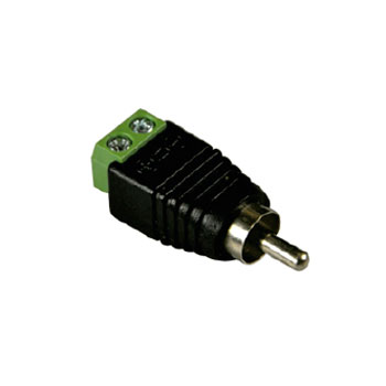 Conector RCA macho com borne